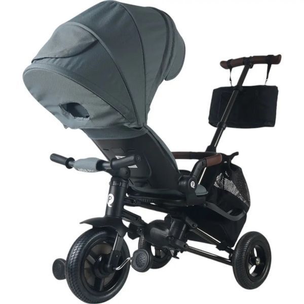 Велосипед триколісний з надувними колесами Qplay Nova Pro, Stone Grey 2565619988 фото