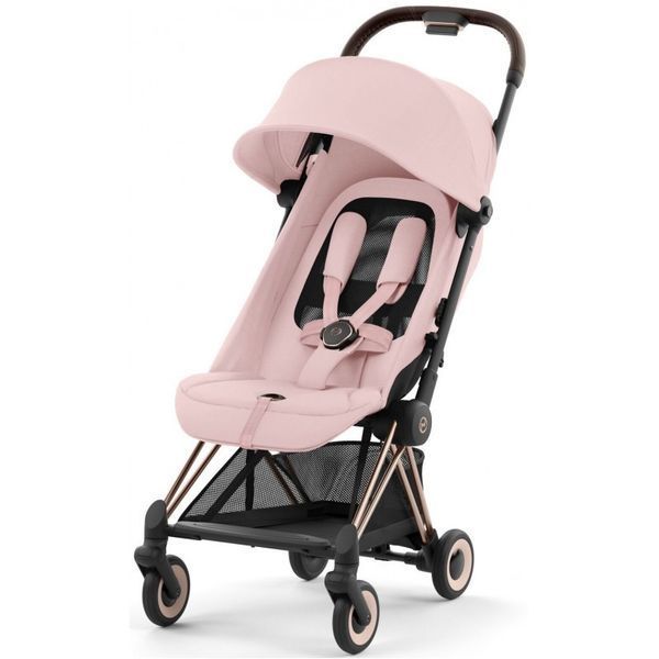 Коляска прогулянкова Cybex Coya Peach Pink шасі rosegold 522004275 фото