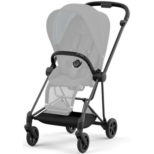 Cybex Mios 4.0 коляска Люлька Mirage Grey шасі Matt Black 000376 фото
