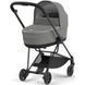 Cybex Mios 4.0 коляска Люлька Mirage Grey шасі Matt Black 000376 фото