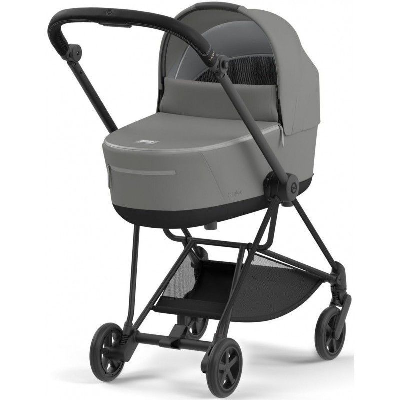 Cybex Mios 4.0 коляска Люлька Mirage Grey шасі Matt Black 000376 фото