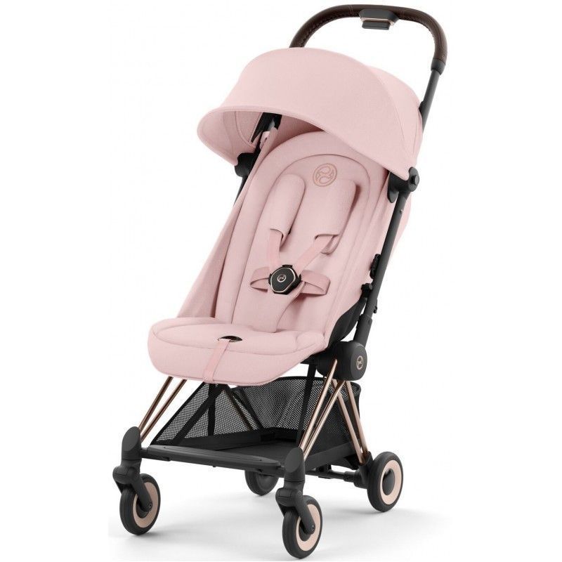 Коляска прогулянкова Cybex Coya Peach Pink шасі rosegold 522004275 фото