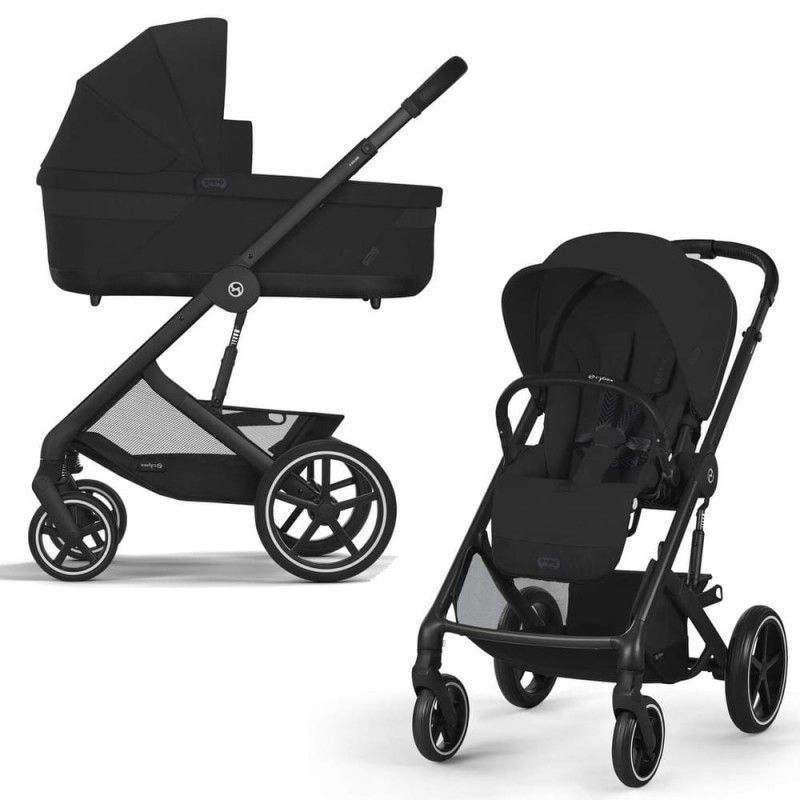 Коляска Cybex Balios S Lux 2 в 1 Moon Black 000041 фото