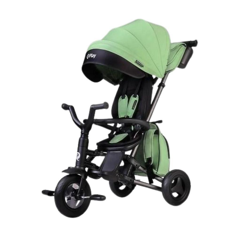 Триколісний Дитячий Велосипед Qplay Nova+ Rubber Exclusive Green S700-13Nova+RubberEGreen фото