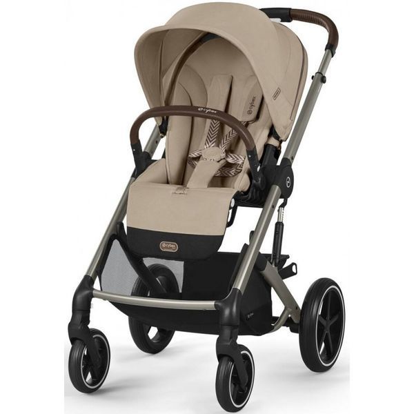 Коляска Cybex Balios S Lux Taupe 2 в 1 Almond Beige 2025р./ Люлька Chocolate Brown 00007912 фото