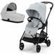 Коляска Cybex Melio 2 в 1 Carbon Fog Grey 0004934581 фото