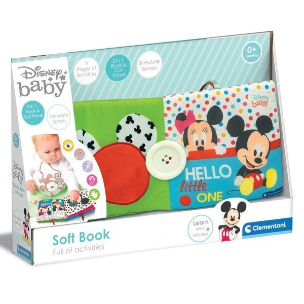 М'яка іграшка-книга Clementoni "Soft Book", серія "Disney Baby" 17721 фото