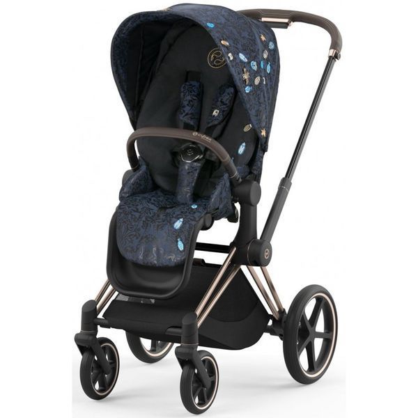 Коляска Cybex Priam 4.0 2 в 1 Jewels of Nature шасі Rosegold 000061 фото