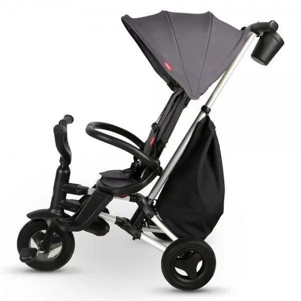 Велосипед складаний триколісний Qplay Nova Plus Rubber 2024 (Ultimate Black) S700-13Nova+UltimateBlack фото