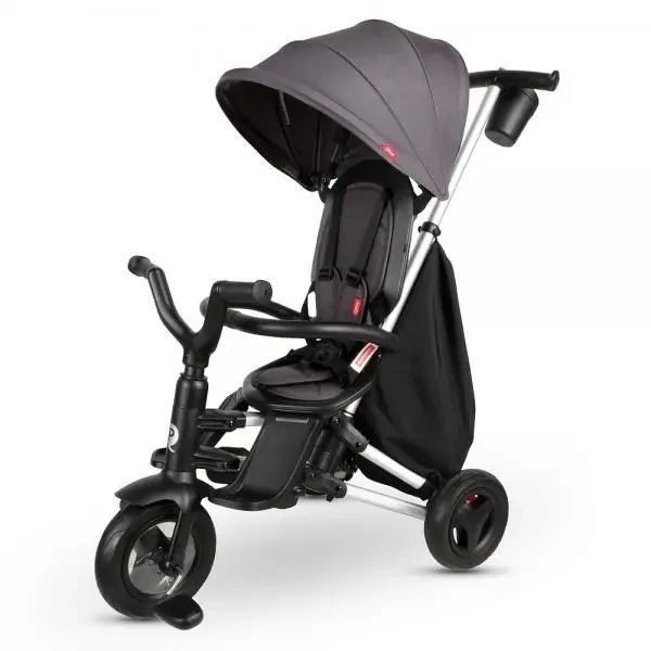 Велосипед складаний триколісний Qplay Nova Plus Rubber 2024 (Ultimate Black) S700-13Nova+UltimateBlack фото