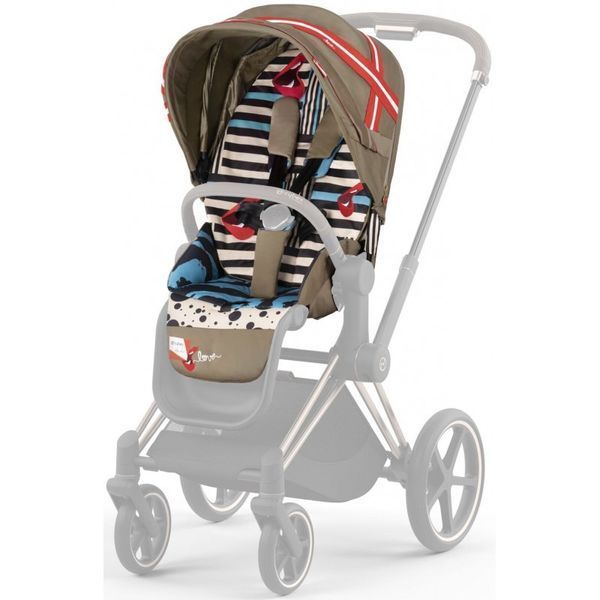 Cybex Priam Karolina Kurkova 4.0 шасі Chrome Brown коляска 2 в 1 000064 фото