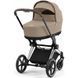 Cybex Priam 4.0 коляска 3 в 1 Cozy Beige шасі Chrome Brown 2589082430 фото 2