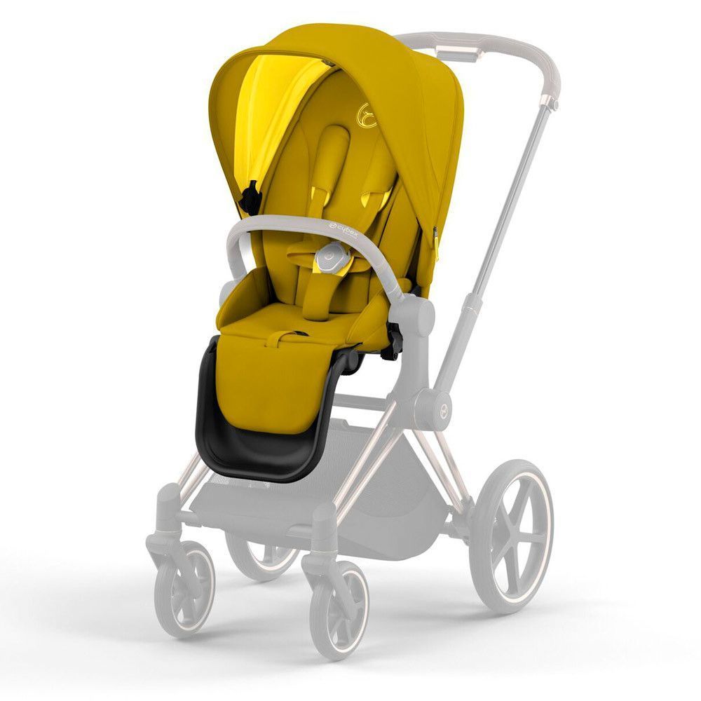 Чохол тканинний для прогулянкового блоку Cybex Priam Mustard Yellow 2022 р. 521002399 фото