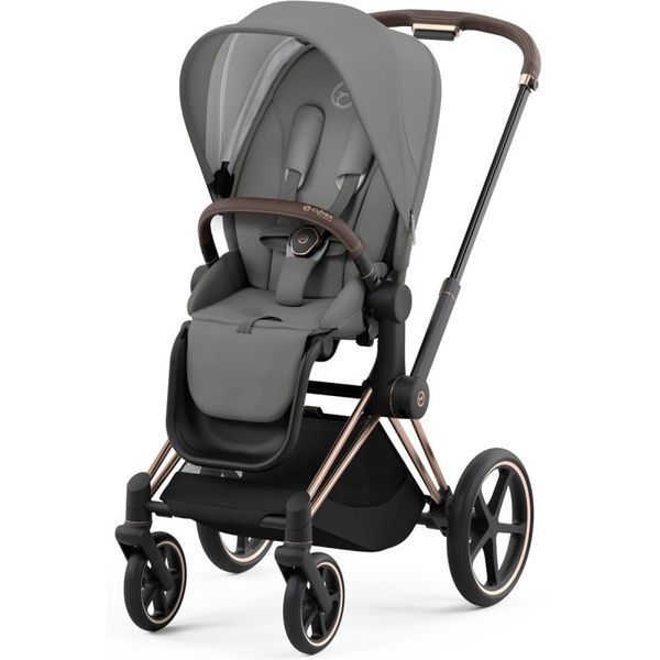 Cybex Priam 4.0 коляска 2 в 1 Mirage Grey шасі Rosegold 000069 фото