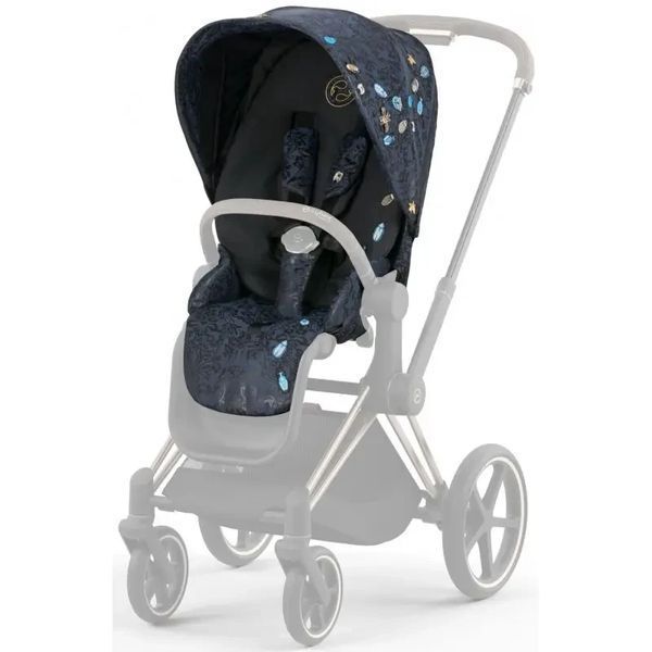 Cybex Priam Jewels of Nature 4.0 шасі Chrome Brown коляска 2 в 1 000065 фото