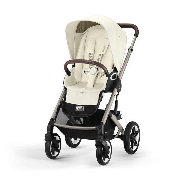 Коляска Talos S Lux TPE Seashell Beige (з бампером) 522002605 фото