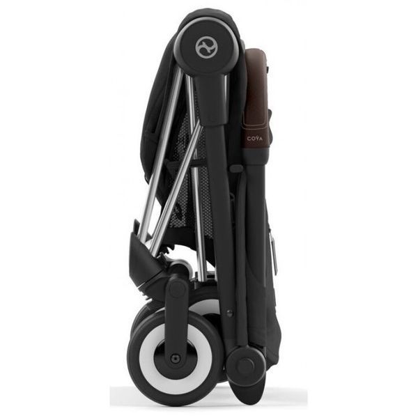 Коляска прогулянкова Cybex Coya Sepia Black шасі chrome brown 522004385 фото