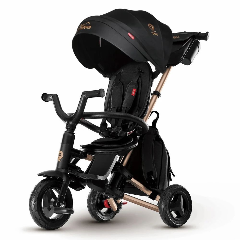 Складаний триколісний дитячий велосипед Qplay Nova+ RubberGold S700Nova+RubberGold фото