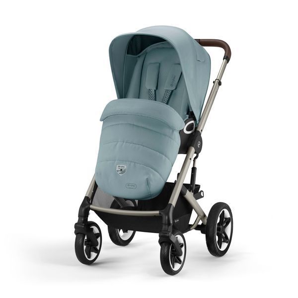 Коляска Talos S Lux TPE Sky Blue (з бампером) 522002597 фото