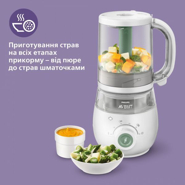 Пароварка-блендер Philips AVENT (SCF885/01) SCF885/01 фото